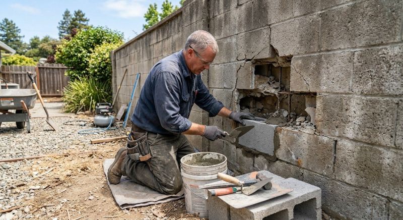Block Masonry Repair in Volusia County, FL