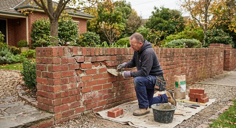 Brick Fence Repair in Volusia County, FL