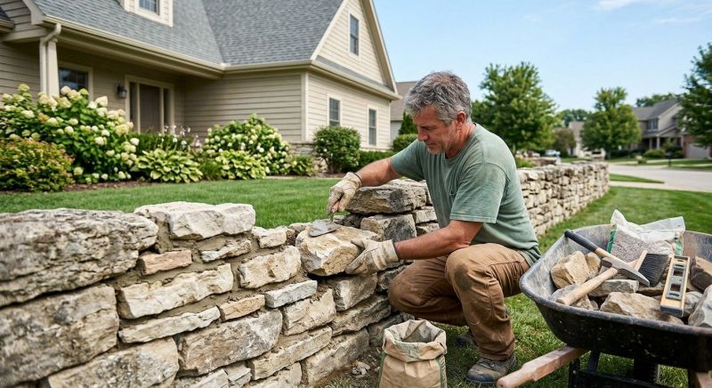 Brick Fence Repair in Volusia County, FL