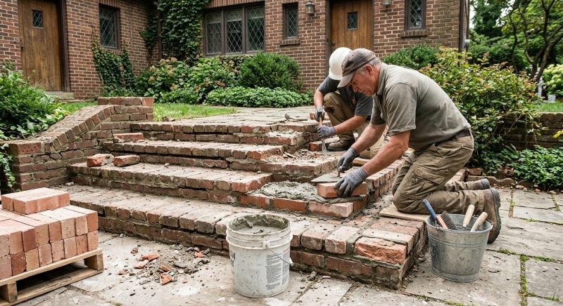 Brick Stairs Repair in Volusia County, FL