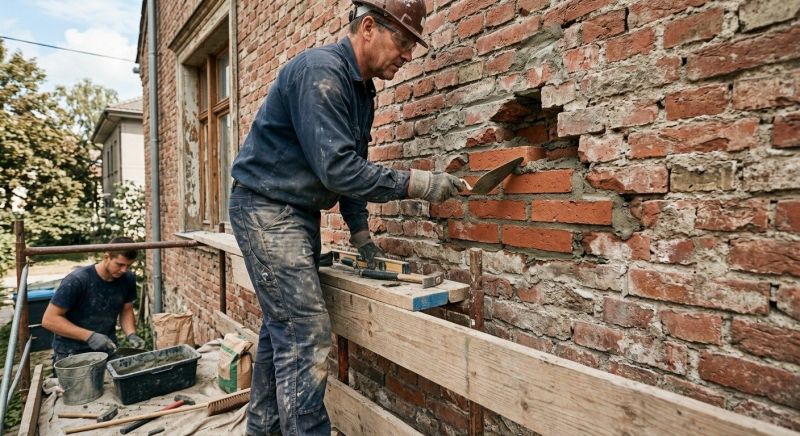 Brick Wall Repair in New Smyrna Beach, FL