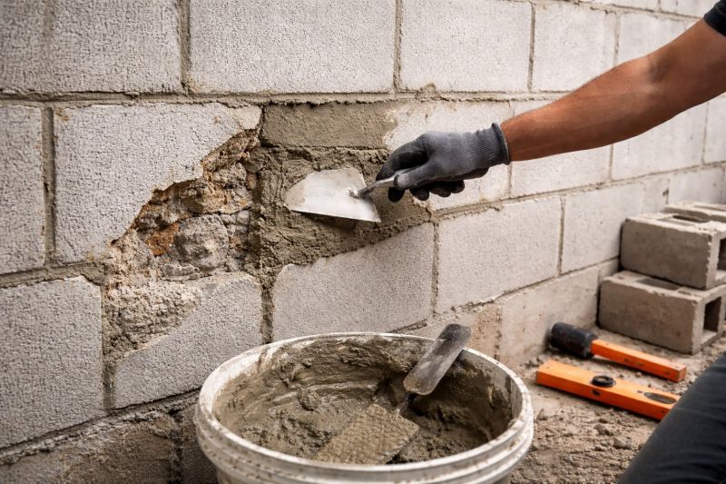 Cinder Block Wall Repair in De Leon Springs, FL