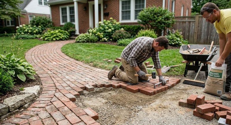 Stone Walkway Repair in Volusia County, FL
