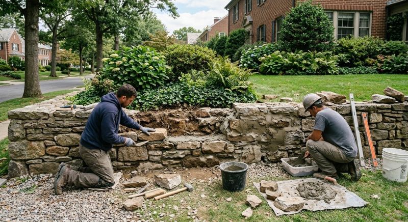 Stone Wall Repair in Flagler County, FL