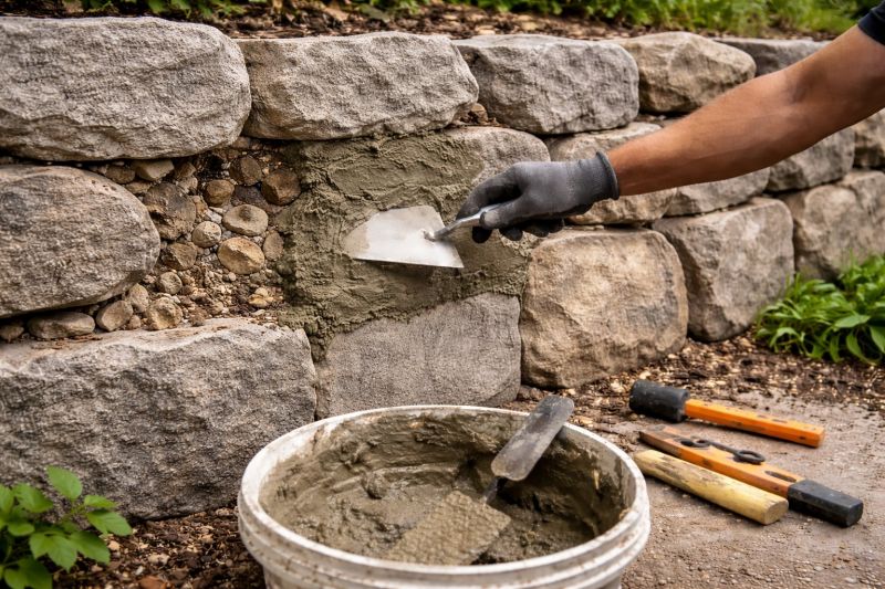 Stone Wall Repair in Flagler County, FL