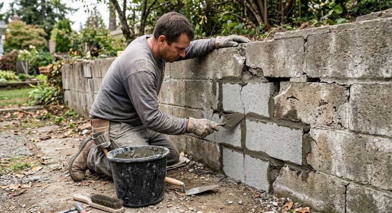 Stone Wall Repair in Flagler County, FL